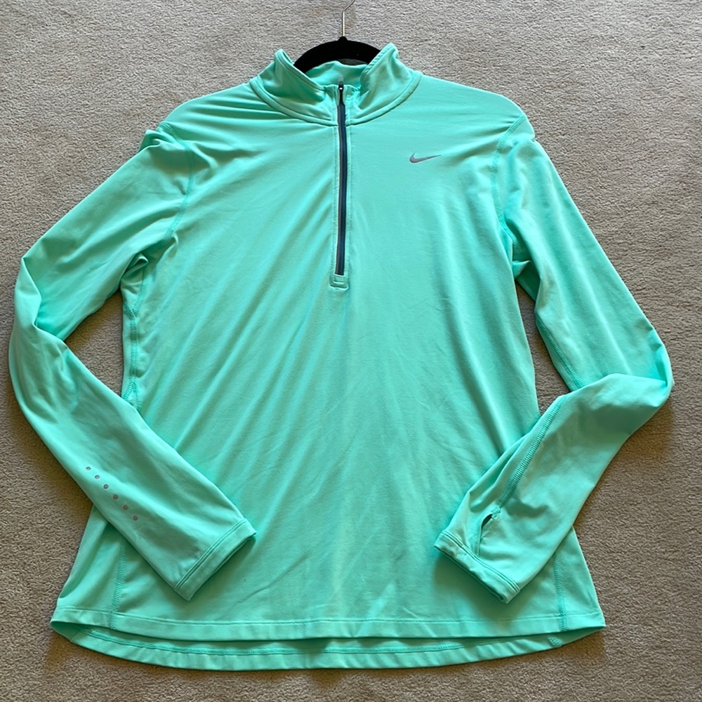 Nike dri fit zip front
